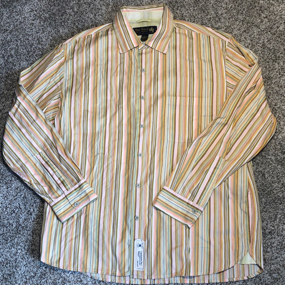 Nat Nast Button Down Shirt - L
